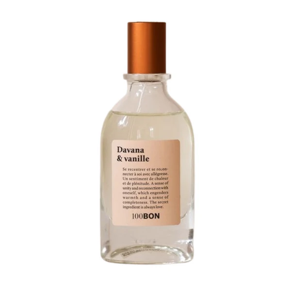100 BON Eau de Cologne Davana & Vanille 15ml ou 50ml