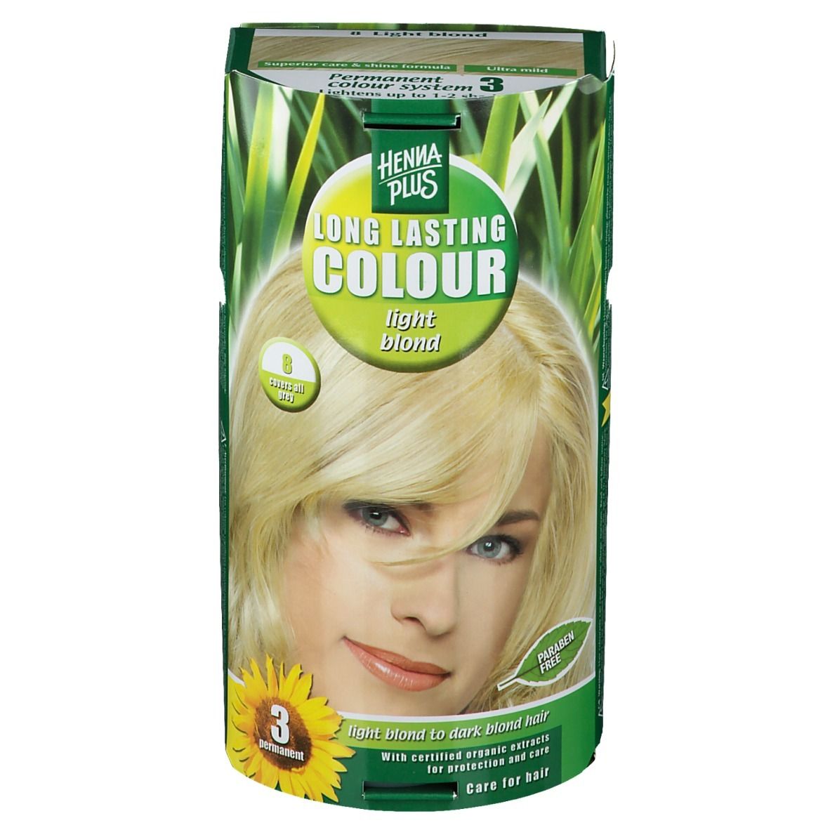 Hennaplus Long Lasting Light Blond 8