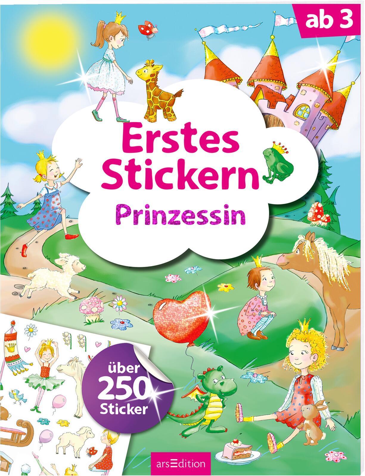 Erstes Stickern - Prinzessin