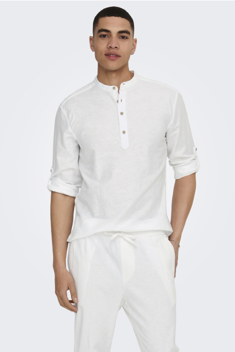 Only & Sons witte heren overhemd