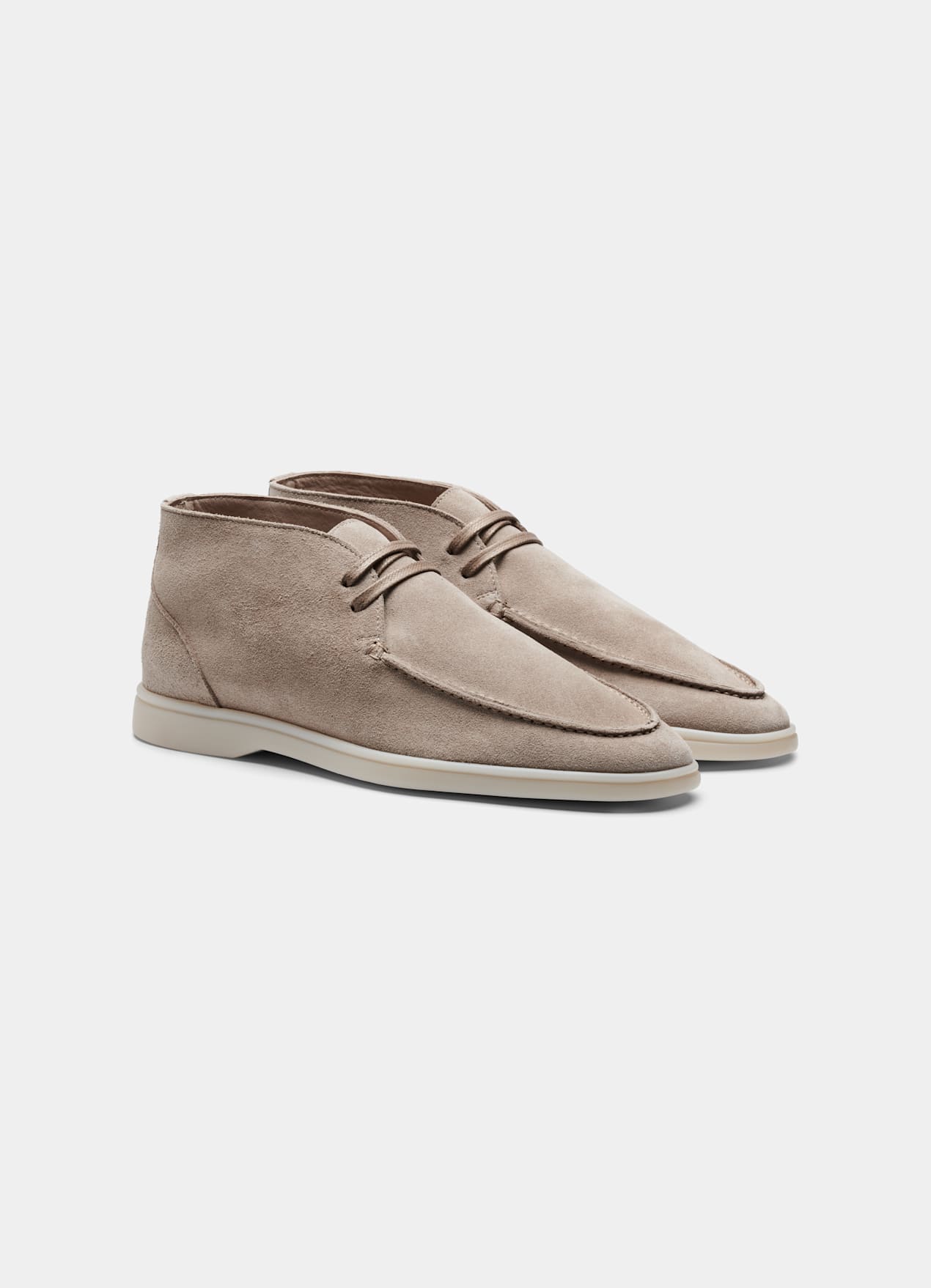 Bottines chukka marron clair