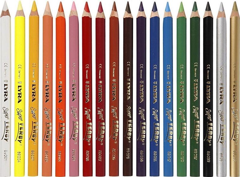Lyra Super Ferby Kleurpotloden Multicolor 18 Stuks