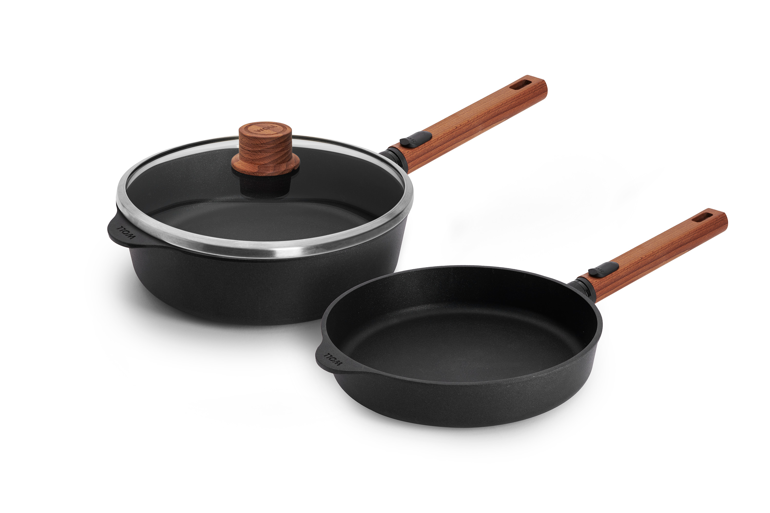 Eco Logic QXR Pfannen-Set mit Deckel, 3-tlg., Ø 24cm - Herdart: Alle Herdarten inkl. Induktion