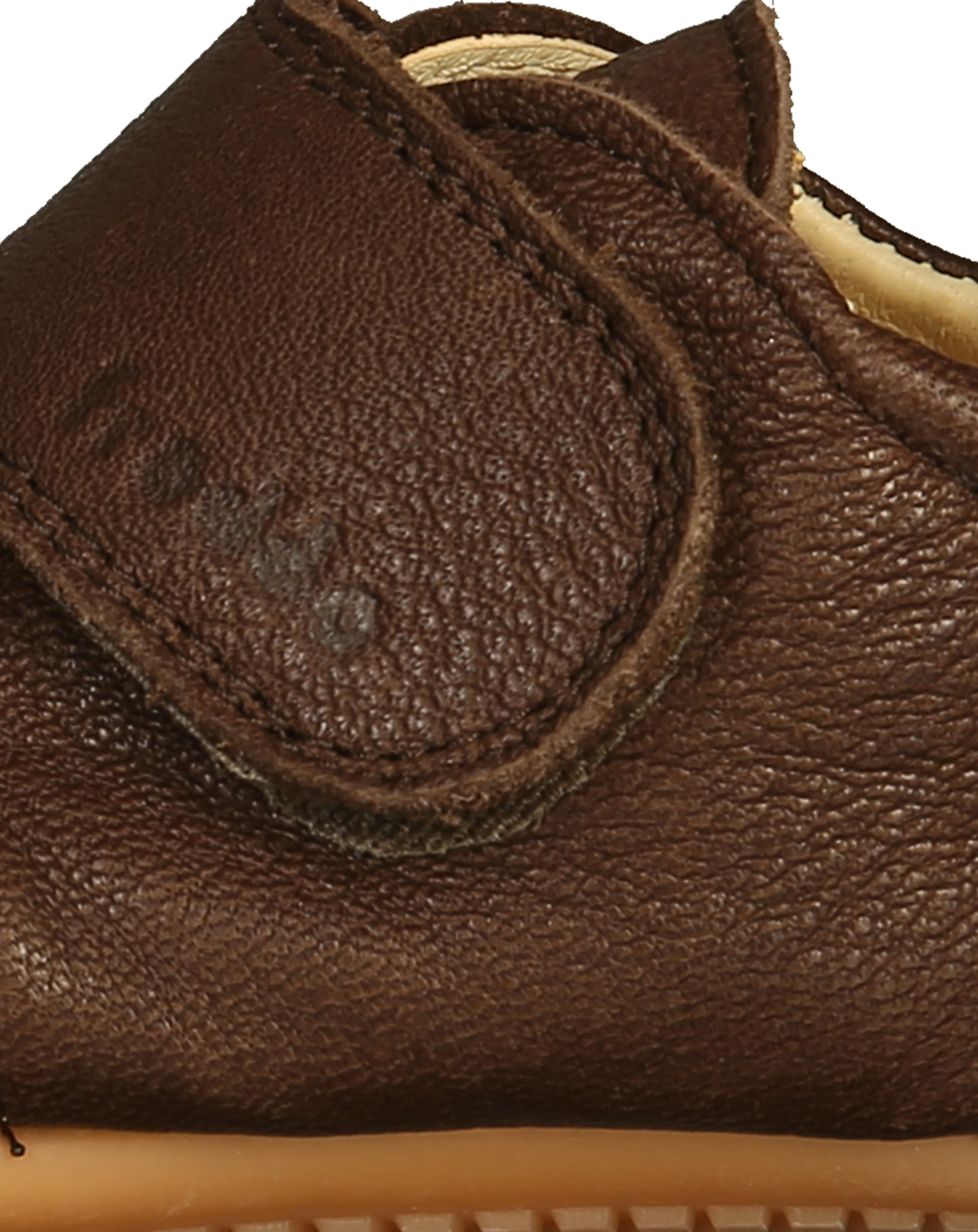 Leder-Krabbelschuhe PREWALKERS in dunkelbraun