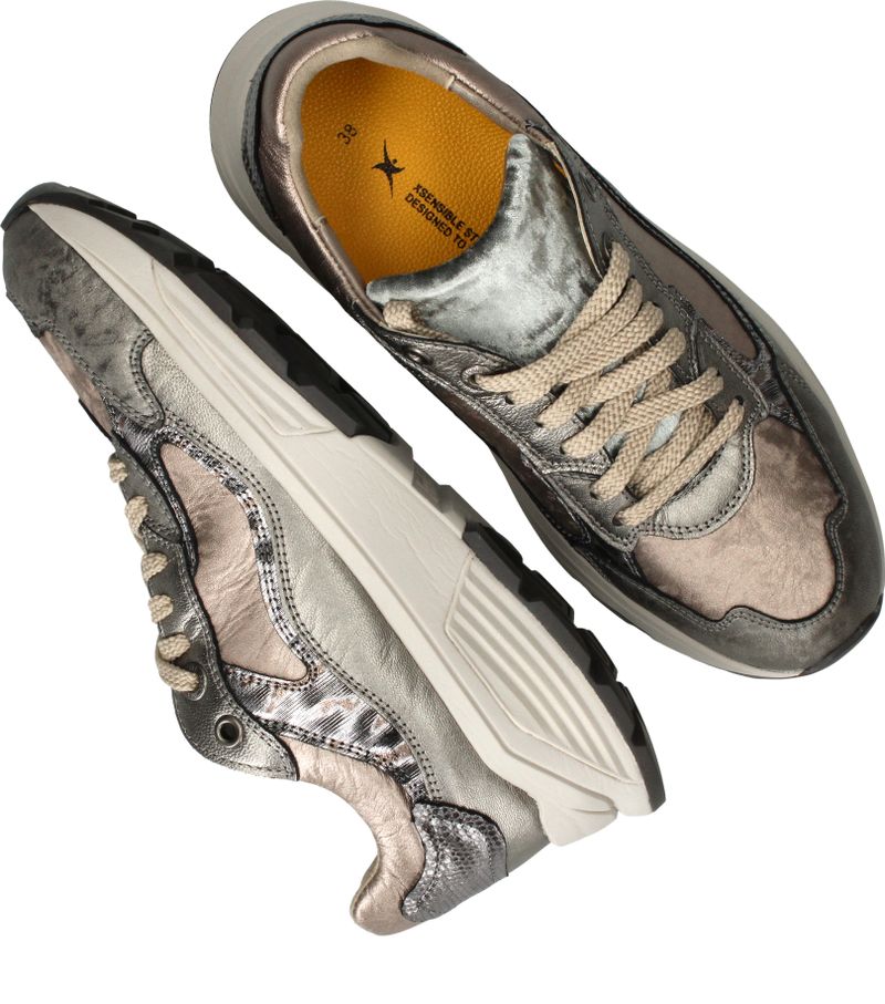 Xsensible Milau Stretchwalker Sneakers Zilver Dames
