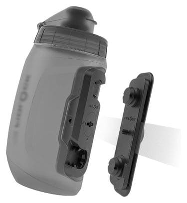 Bidon Fidlock Twist 450ml Fumé   Fixation Tex Base Multi