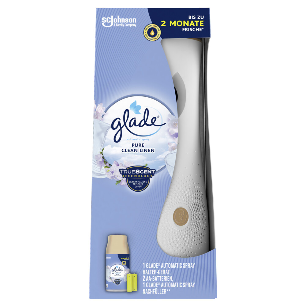 Glade Automatic Spray Startset Pure Clean Linen269 ml