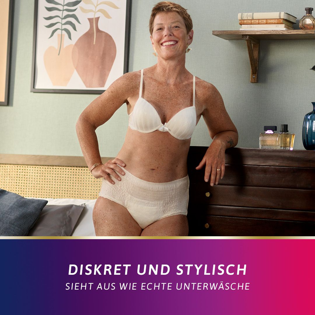 TENA Silhouette Plus Creme L Inkontinenz Pants