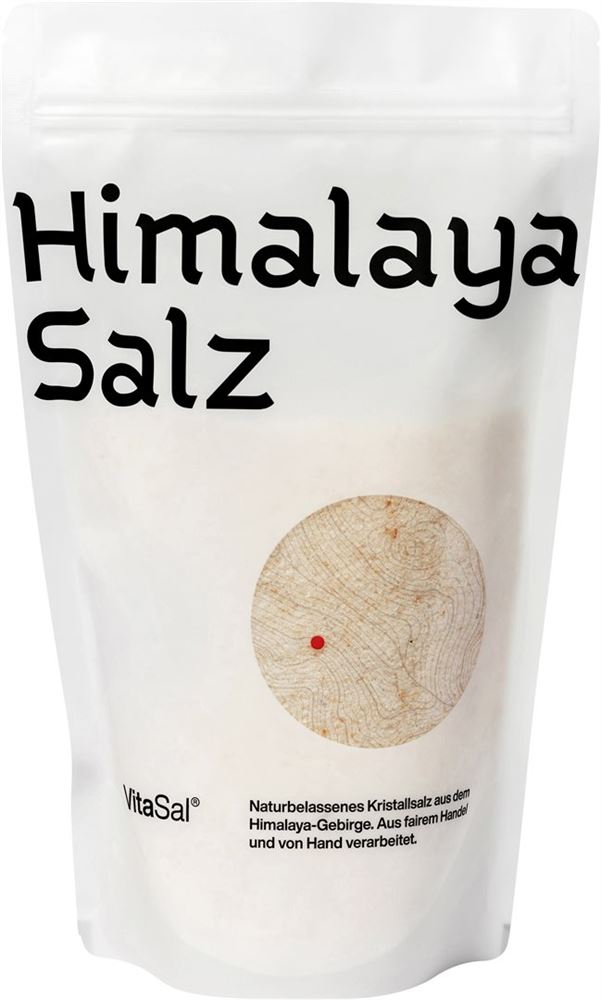 VITASAL Kristallsalz Himalaya<br>1000 g, Beutel, fein PE