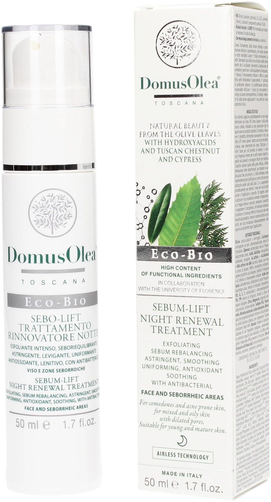 Domus Olea Toscana  Sebo-Lift Regenerierende Nachtcreme, 50 ml