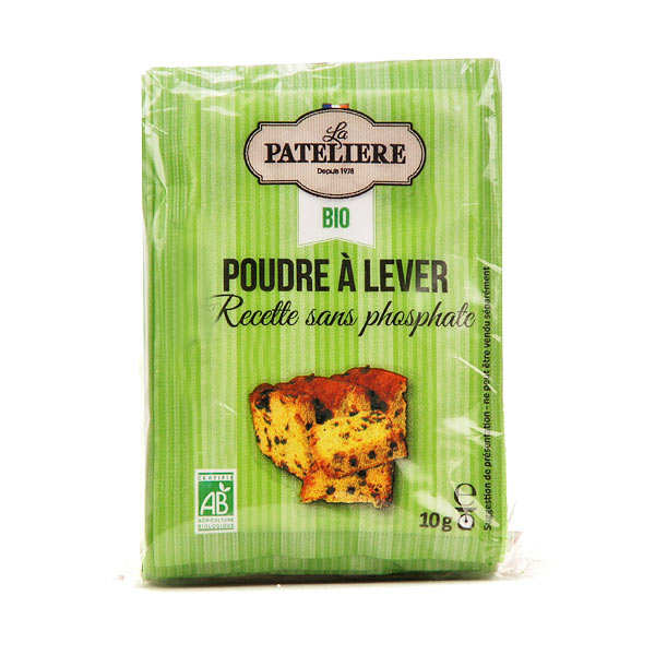 Poudre à lever bio sans phosphate