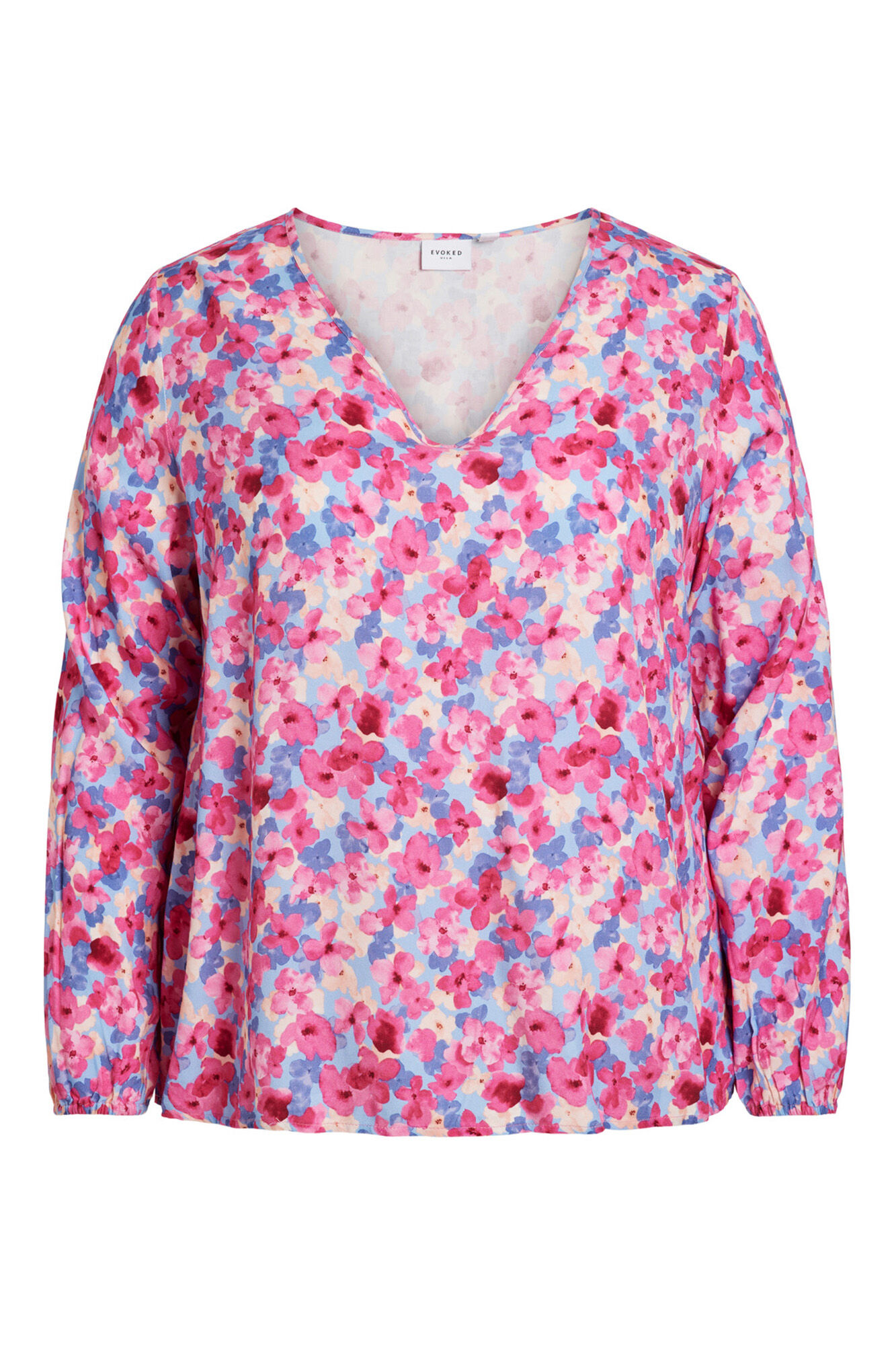 Blusa de manga comprida Evoked by Vila - Azul