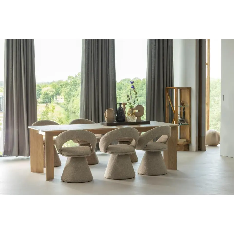 WOOOD Norbert Vaas - Handgevormd - Glas - Bruin - 26x25x8