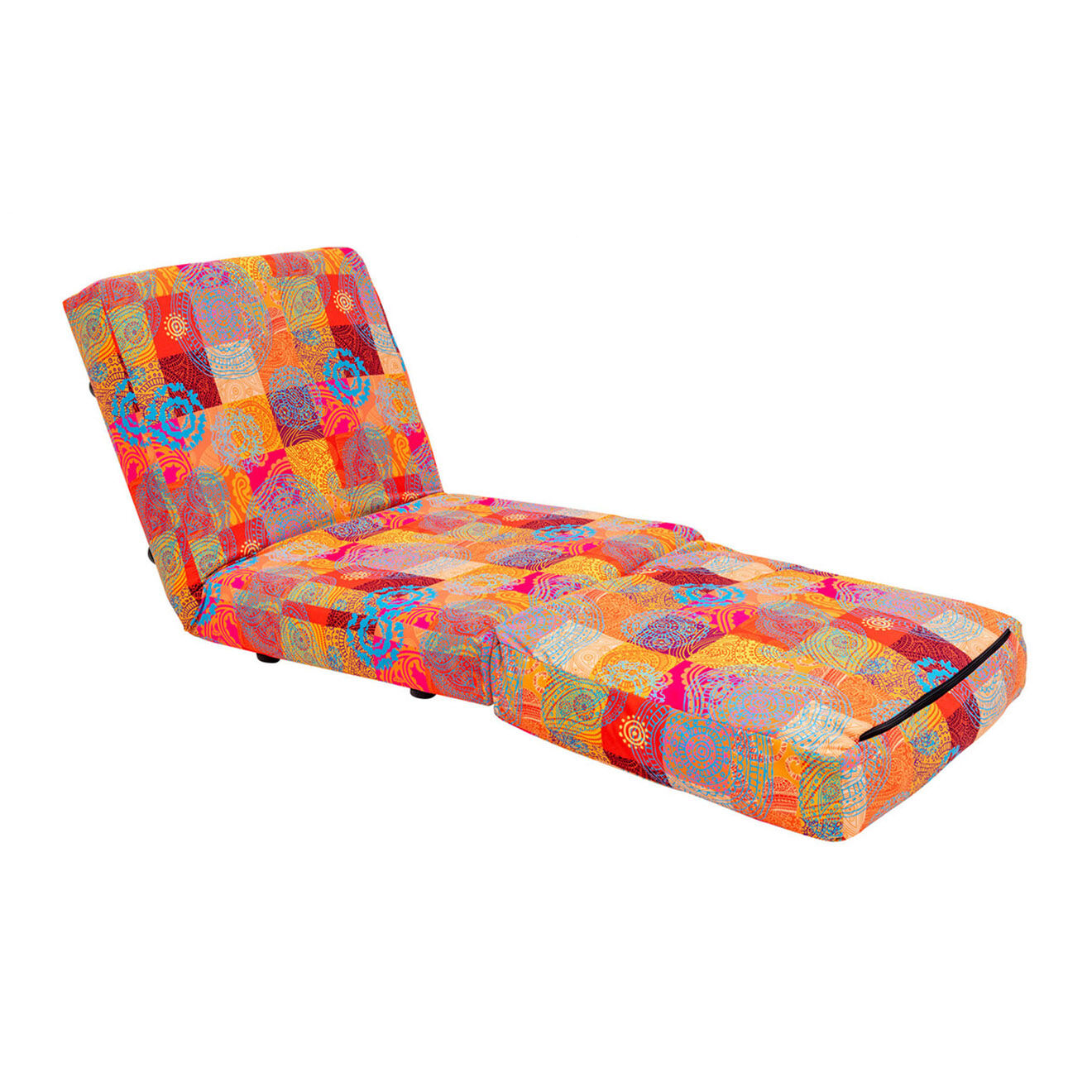 Homitis Fauteuil convertible Taida multicolore - 60x68x26 cm