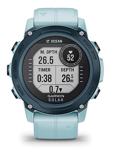 GARMIN - ORDINATEUR DE PLONGEE DESCENT G1 SOLAR OCEAN EDIT