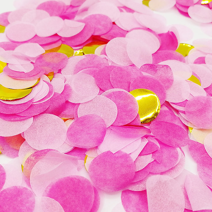 (90Øcm) XXL Gender Reveal Party Ballon Baby Shower Luftballon mit Konfetti - Pop To See