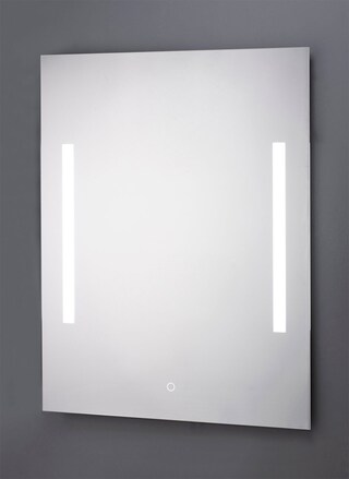CASAVANTI Badspiegel beleuchtet mit LED 50 x 70 x 2,5 cm Spiegelglas