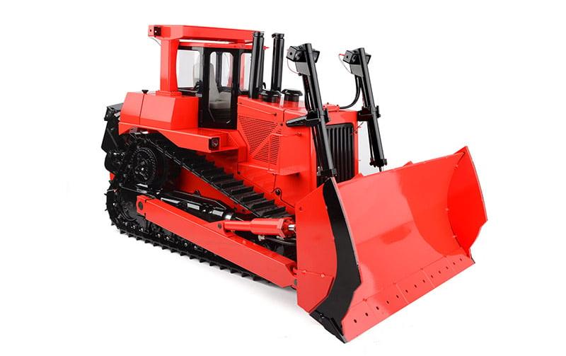 Bulldozer Earth Dozer DXR2 Hydraulisch Rot, ARTR, 1:14<br>Voll funktionsfähiger Bulldozer im Massstab 1:14 mit Hydraulik