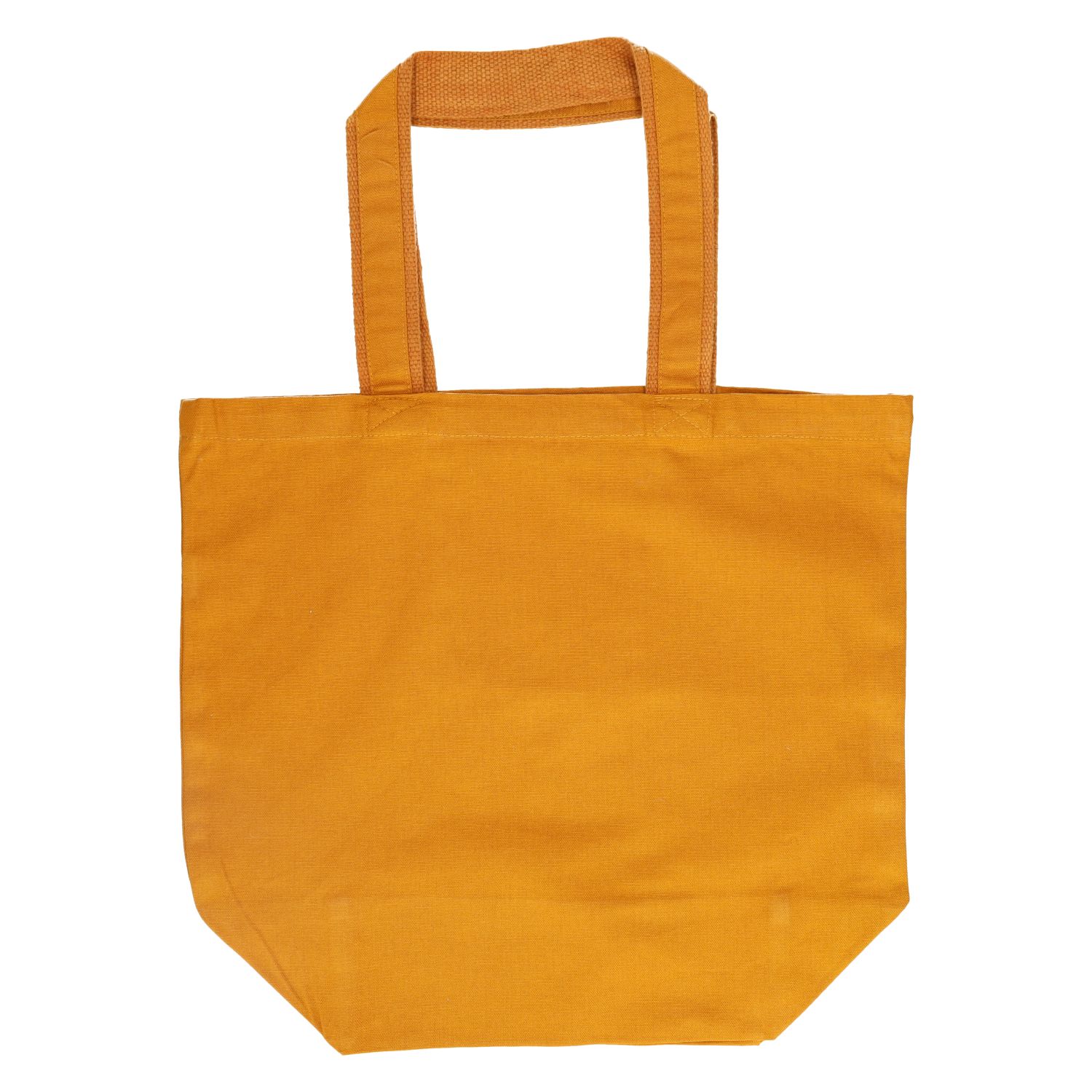 Shopper, bio-katoen, honinggeel, 45 x 37 x 19 cm