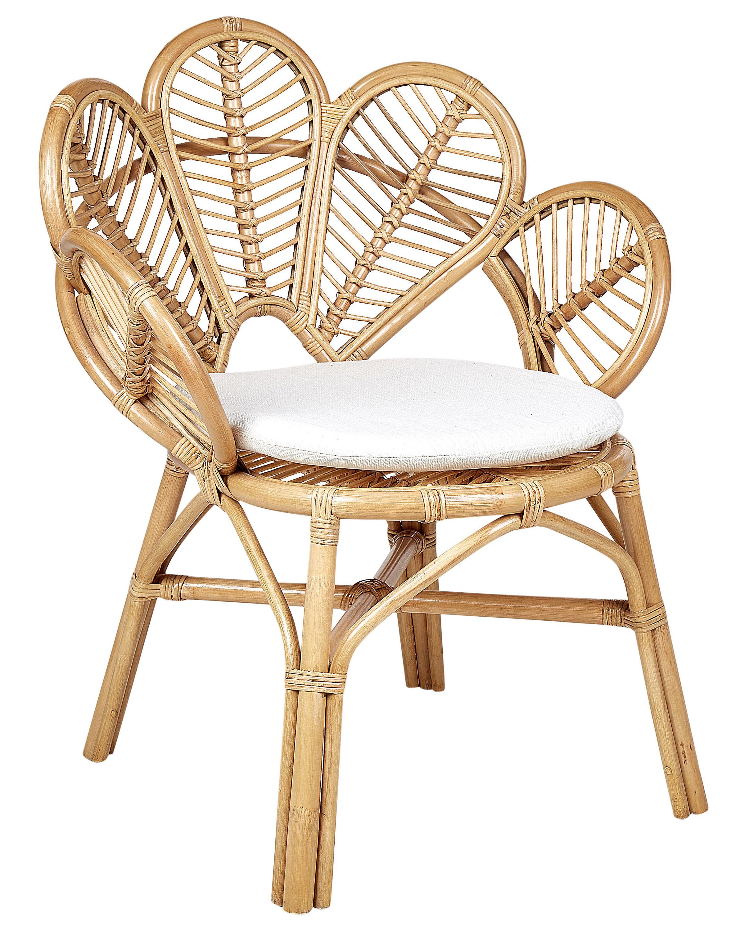 Set van 2 pauwenstoelen FLORENTINE II Rotan Natuurlijk