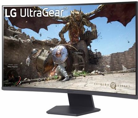 LG UltraGear 32GS60QC-B - QHD Curved Gaming monitor - 180hz - 1 ms - 32 inch