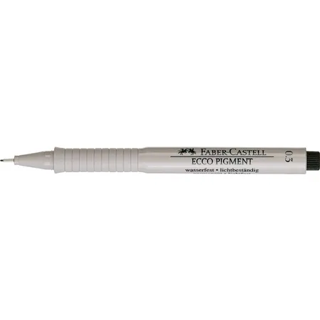 Faber-Castell Tintenschreiber ECCO PIGMENT, 0.3mm, schwarz