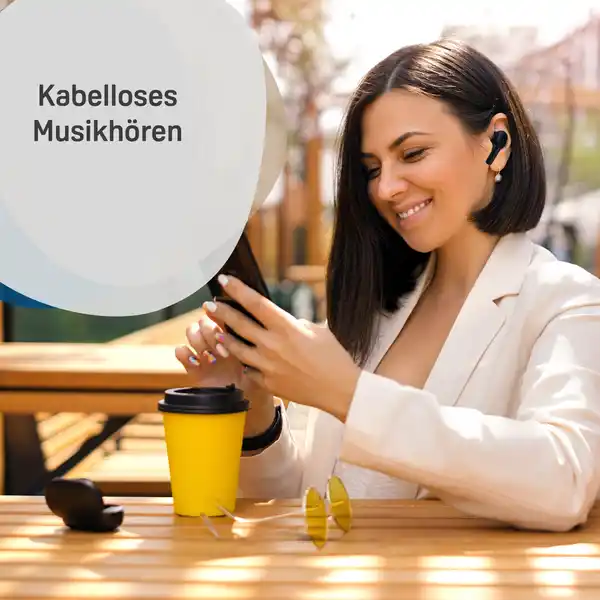 In-ear Bluetooth® Kopfhörer schwarz