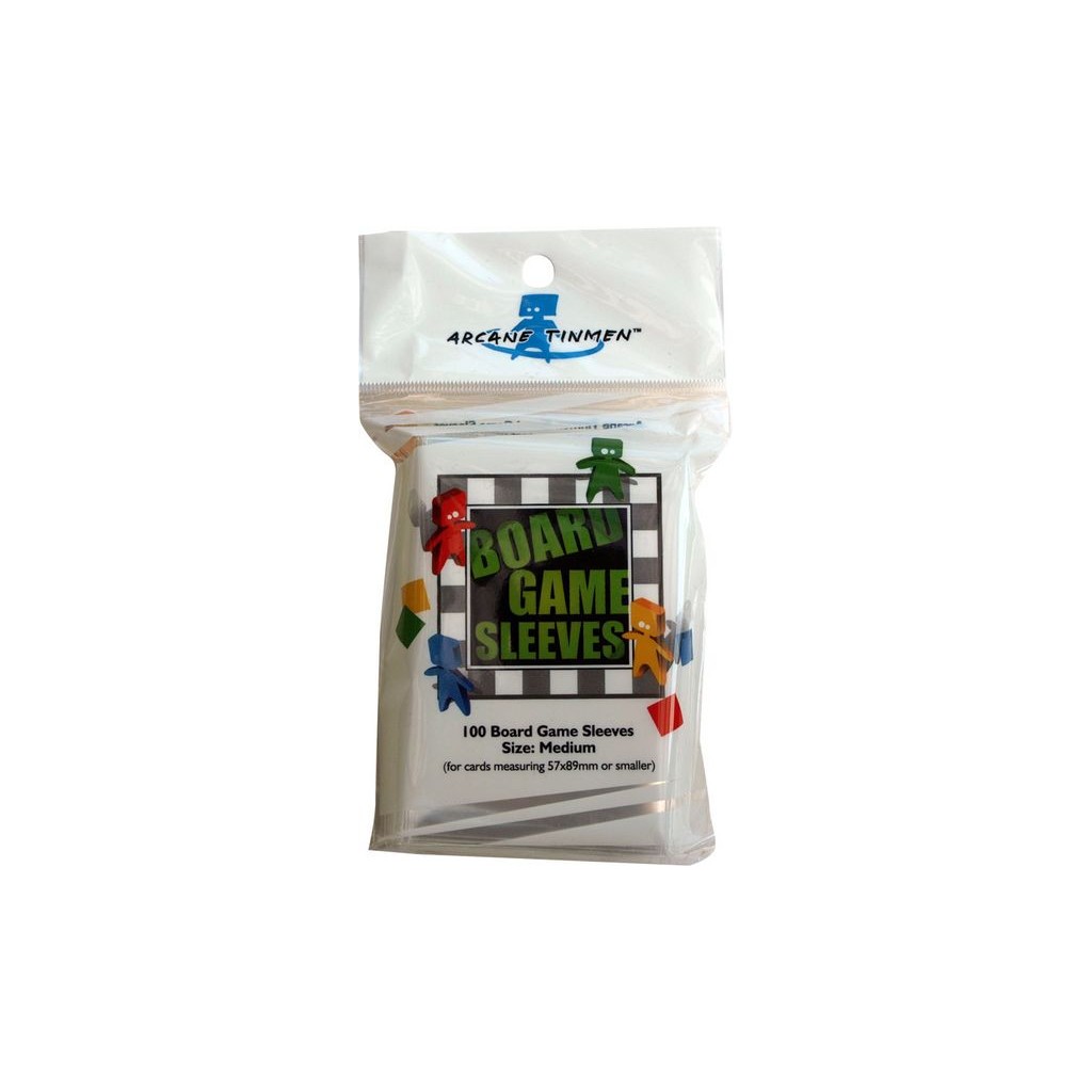 100 Board Game Sleeves 57x89mm