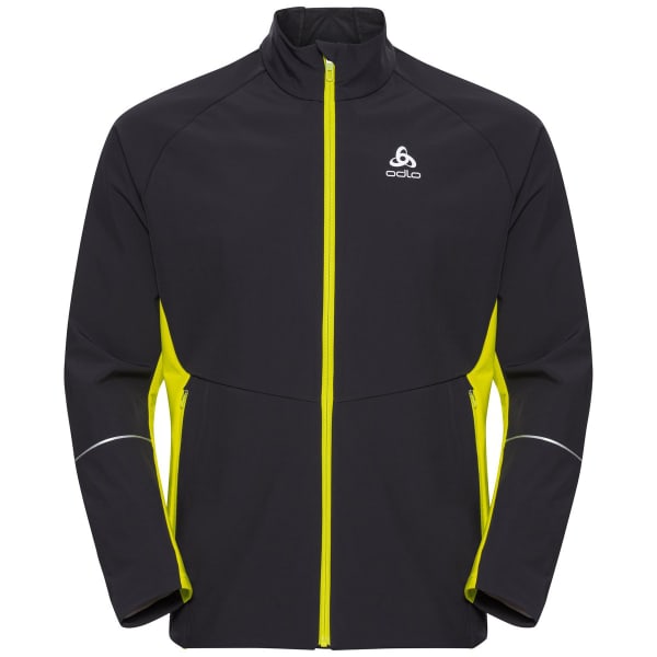Veste ski de fond ODLO JACKET ENGVIK BLACK - EVENING PRIMROSE