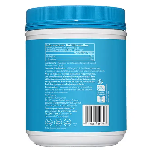 Vital Proteins Collagen Peptides Collagène Bovin en Poudre 567g