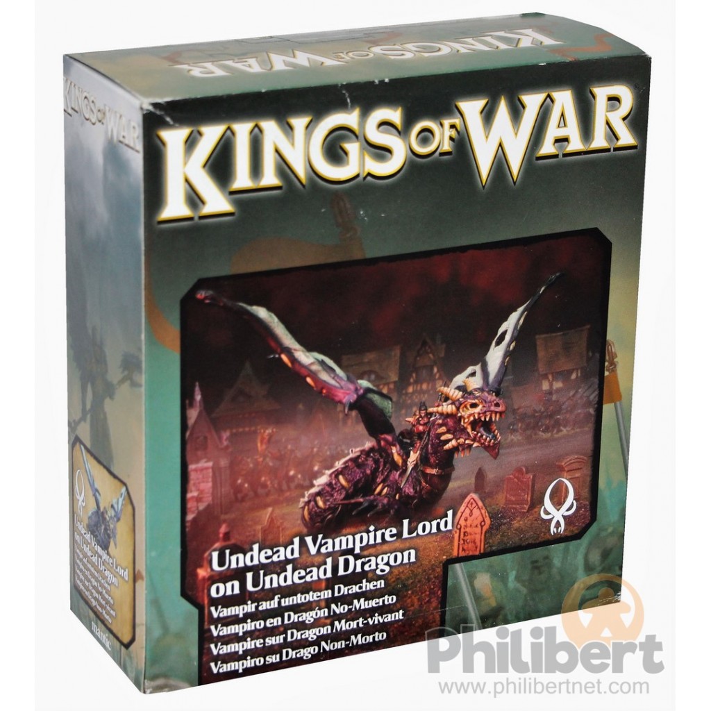 Kings of War - Seigneur Vampire sur Dragon Zombie