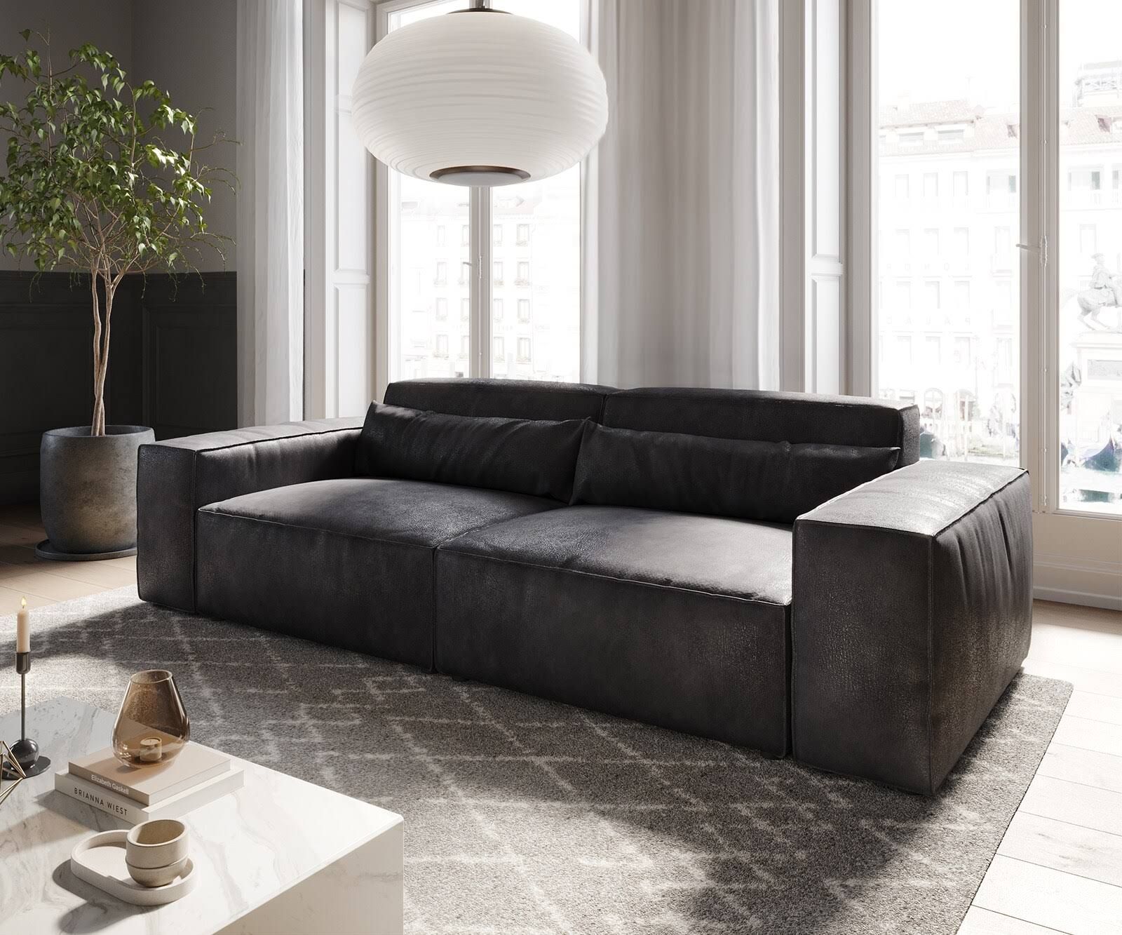 DELIFE Big-Sofa Sirpio XL 270x130 cm