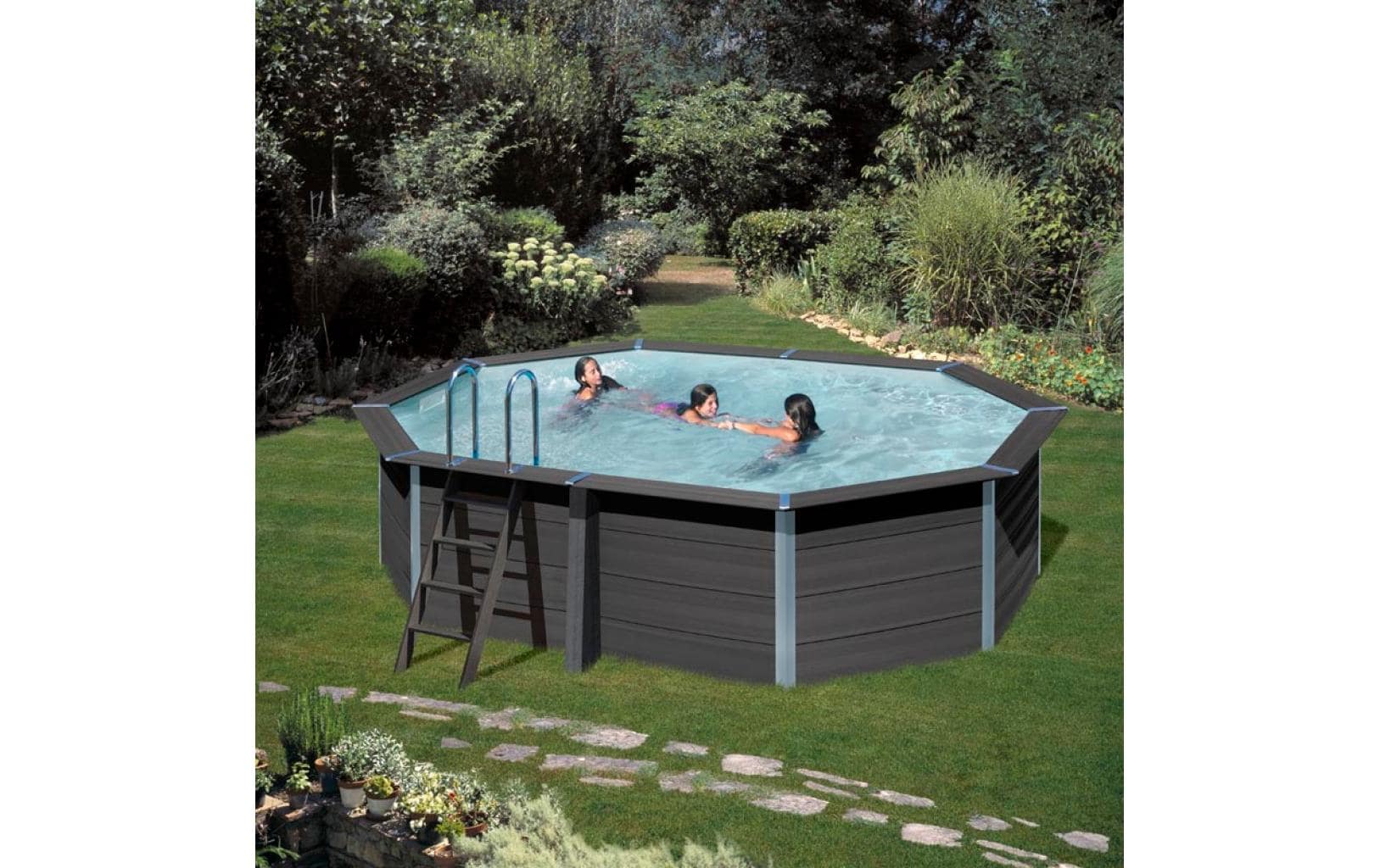 Pool KIT Avantgarde, 664 x 386 x 124 cm<br>Ovalbecken