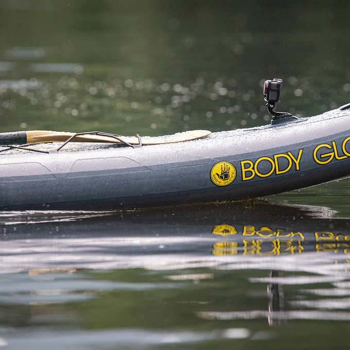 Pacote de prancha de stand-up paddle inflável dupla Body Glove Tandem de 15 pés para 2 pessoas