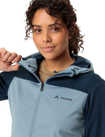 QIMSA Damen-Softshelljacke  dark sea  44