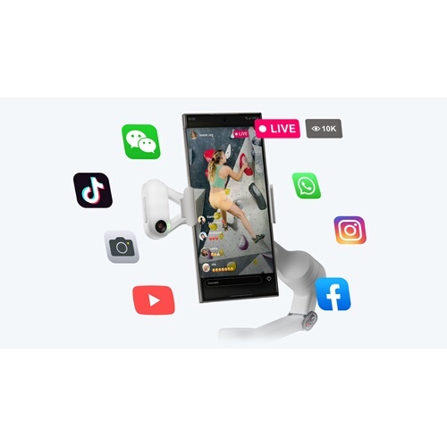 Stabilisateur Insta360 Insta360 Flow 2 AI Tracker Bundle Gris