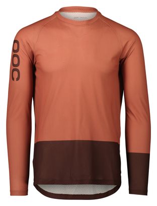 Maillot Manches Longues Poc MTB Pure Marron Clair/Foncé