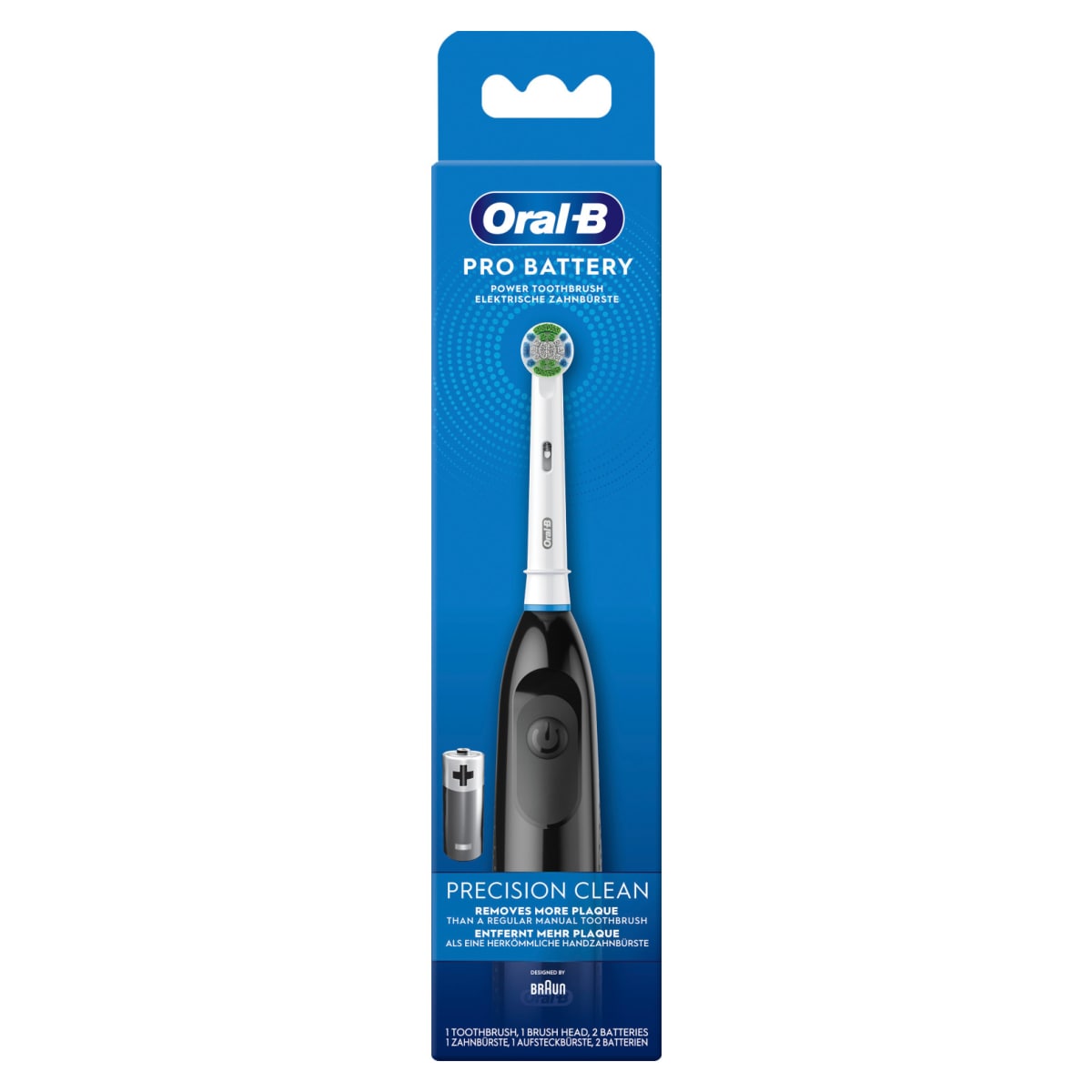Oral-B Batteriezahnbürste Adult schwarz DB5010