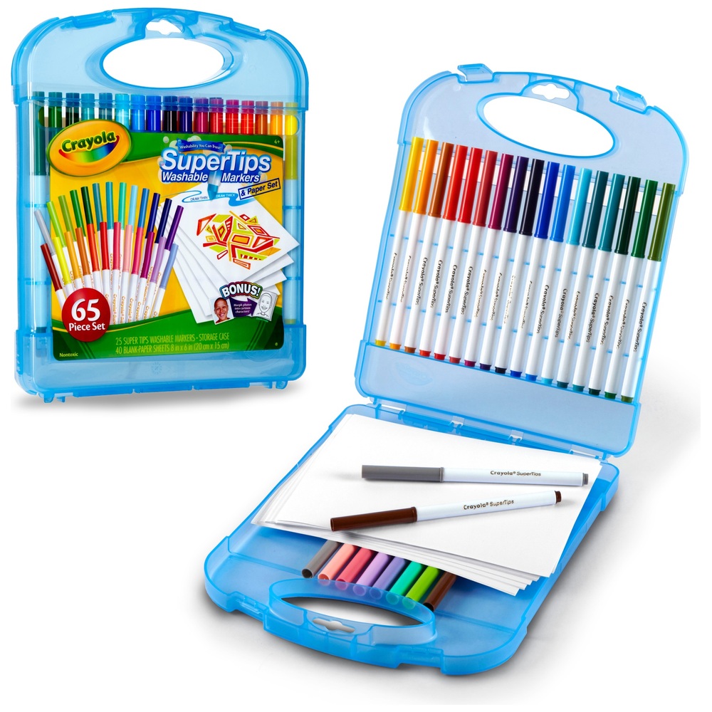 Crayola Supertips Mal- und Kreativkoffer