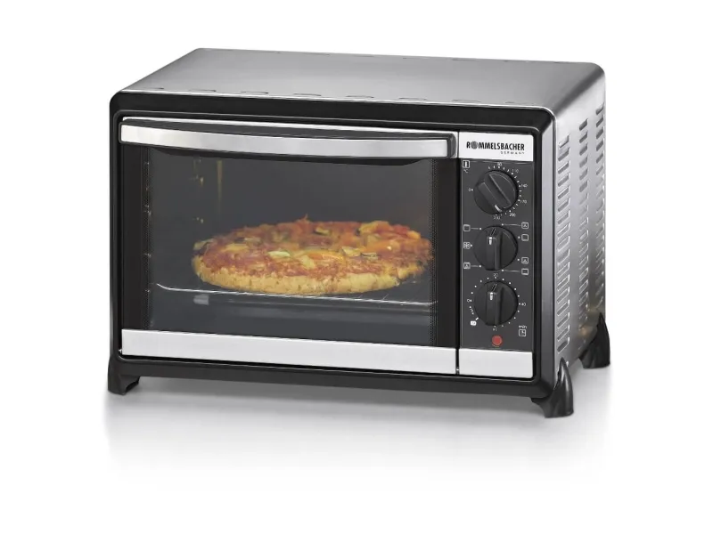 Rommelsbacher BG 1055/E - Elektrisk ovn - konvektion - 18 liter - 1.1 kW - rustfrit stål