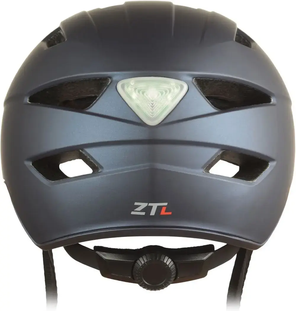 RH+ ZTL E-Bike Fietshelm Blauw/Metaal