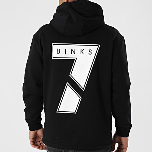 Sweat Outdoor Col Zippé Seven Noir