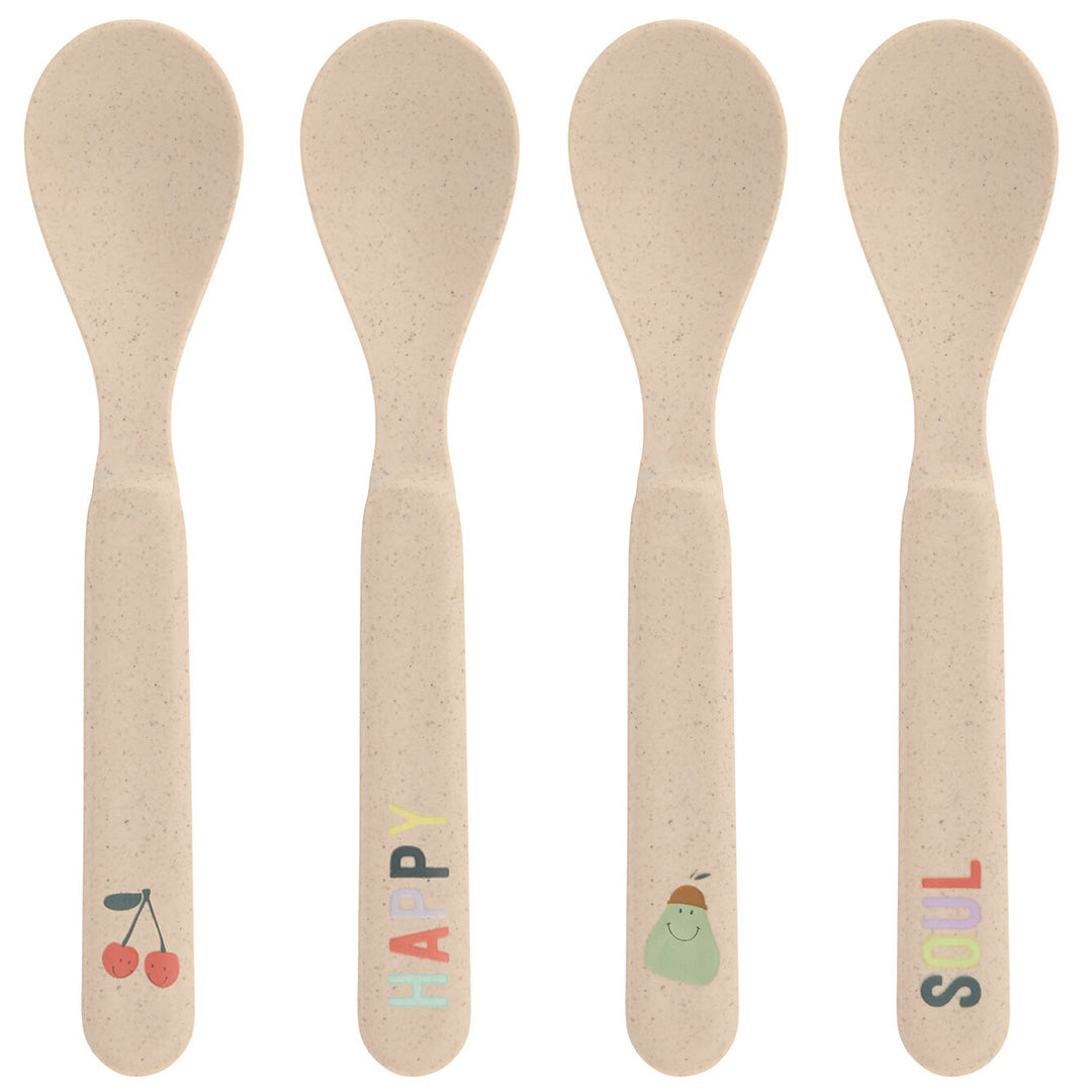 lässig kinderlepels happy fruits - cherry - 4st