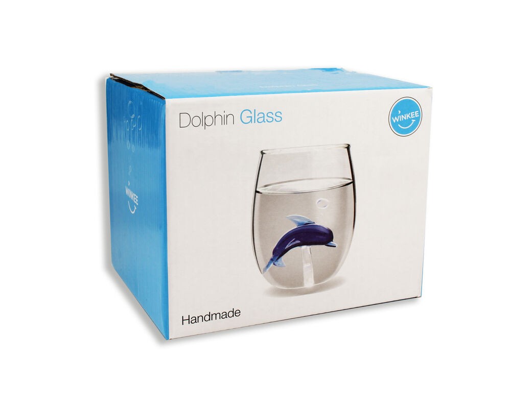Winkee - Drikkeglas - Handmade Dolphin