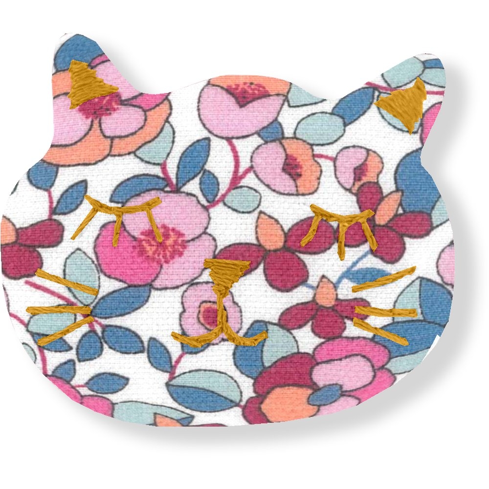 Barrette Miaou Boutons Rose