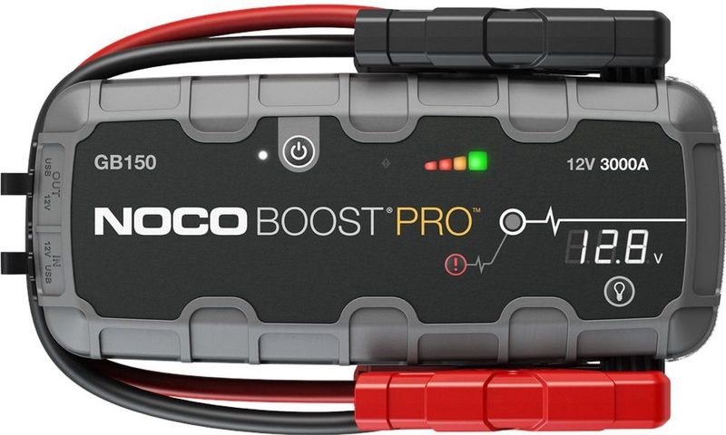Startbooster Lithium - 12 V - 3.000 A - Met Accessoires - GB150