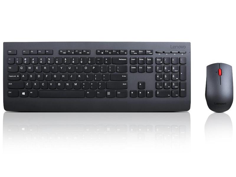 Lenovo Tastatur-Maus-Set Professional Wireless Combo CH-Lay Set aus kabelloser Maus und Tastatur