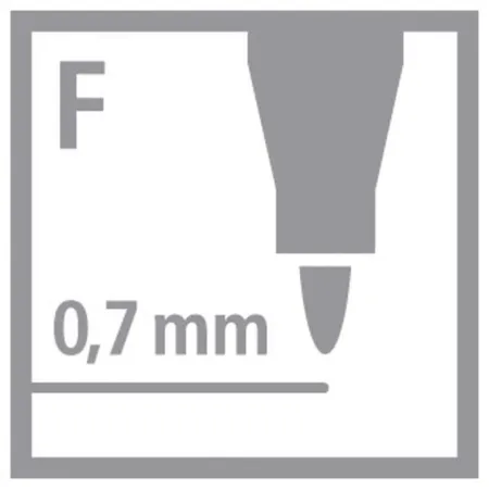 Permanent-Marker - STABILO Write-4-all - fein - 4er Pack - blau, rot, grün, schwarz