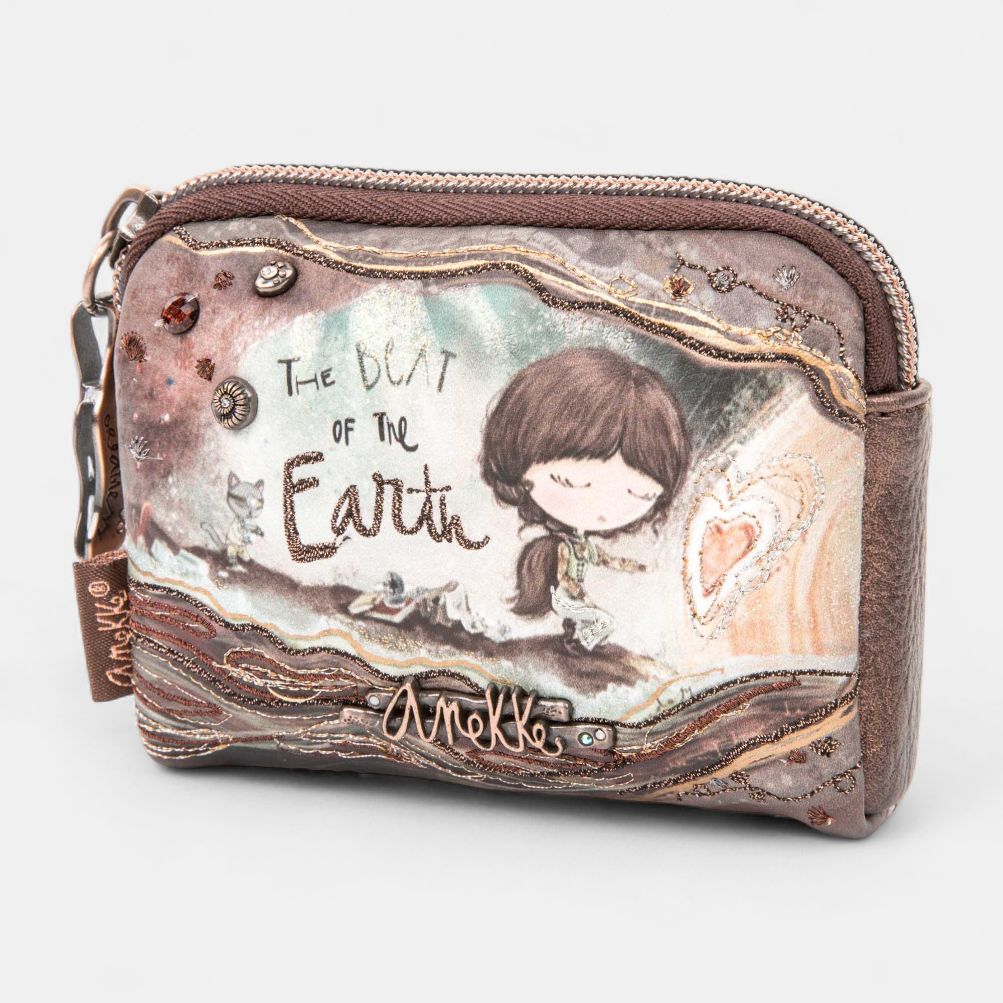 Petite maroquinerie marron