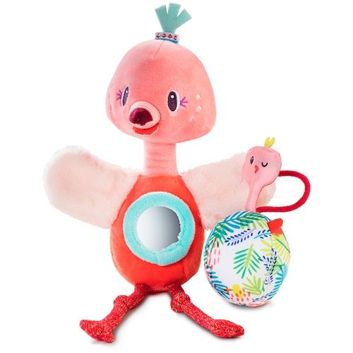 Lilliputiens knuffel met rammelaar - anaïs - 23 cm